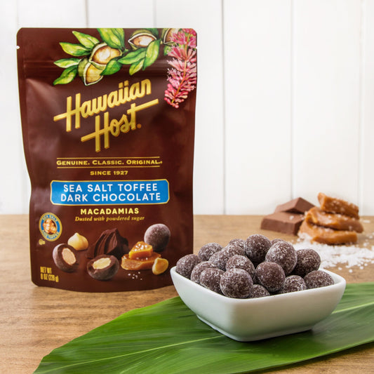 Hawaiian Host Sea Salt Toffee Dark Chocolate