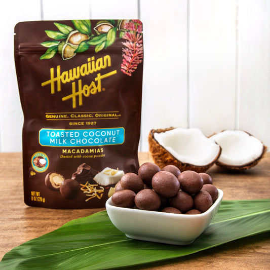 Hawaiian Host Toasted Coconut Milk Chocolate Bag