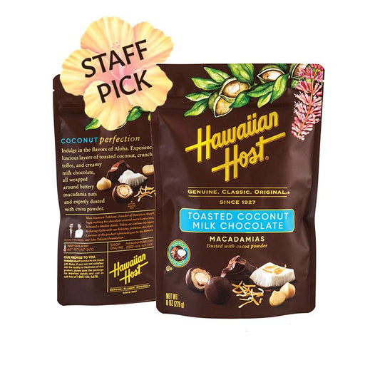 Hawaiian Host Toasted Coconut Milk Chocolate Bag